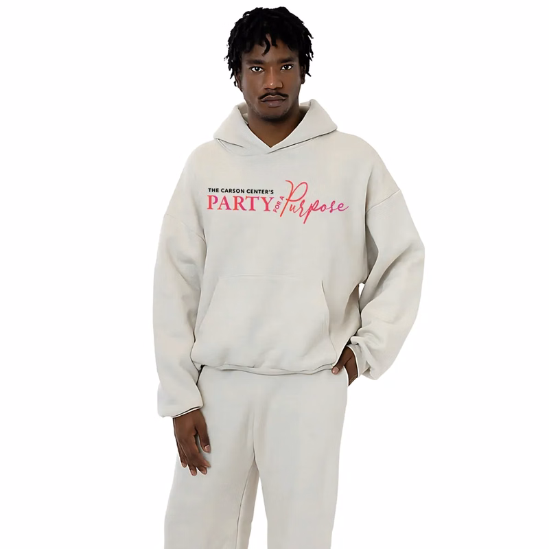 Fleece Mid-Weight Wide Unisex Hoodie
