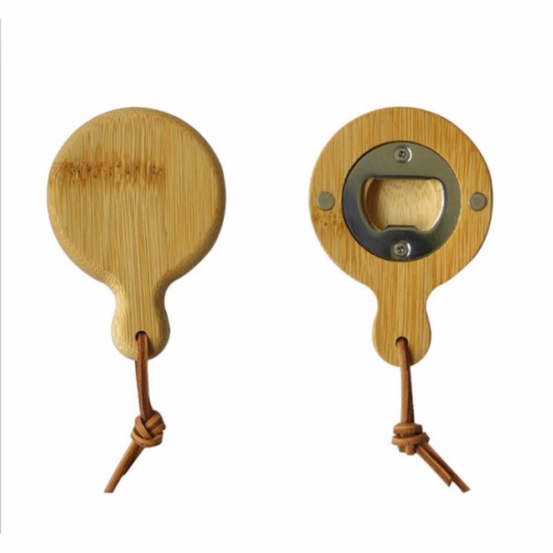 Magnets Bamboo Bottle Opener