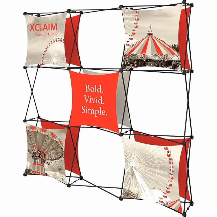 Xclaim 8ft Wide Fabric Popup Display Kit 04