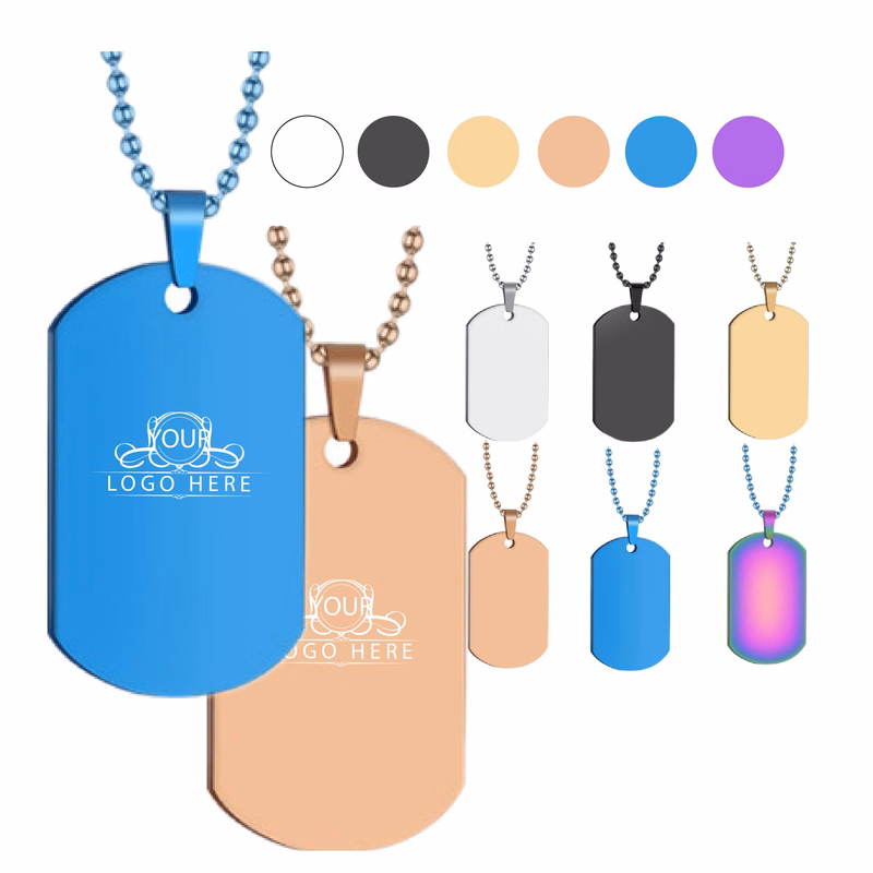 Dog Tag w/ 24" Ball Chain