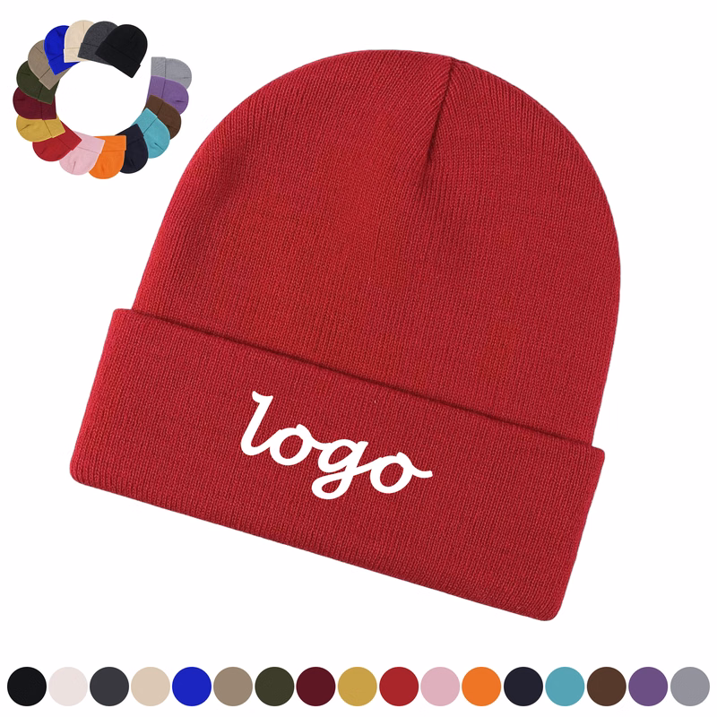Winter Warm Embroidered Beanie MOQ20