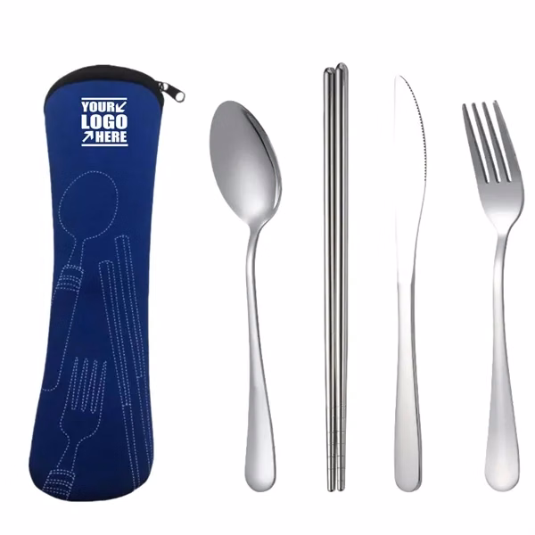 Travel Utensils 6 Pieces Set