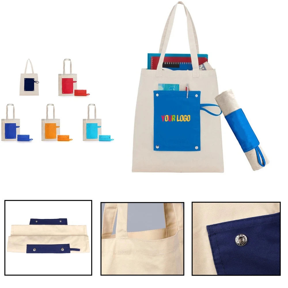 Foldable Grocery Bag, custom tote bag with logo imprint 1