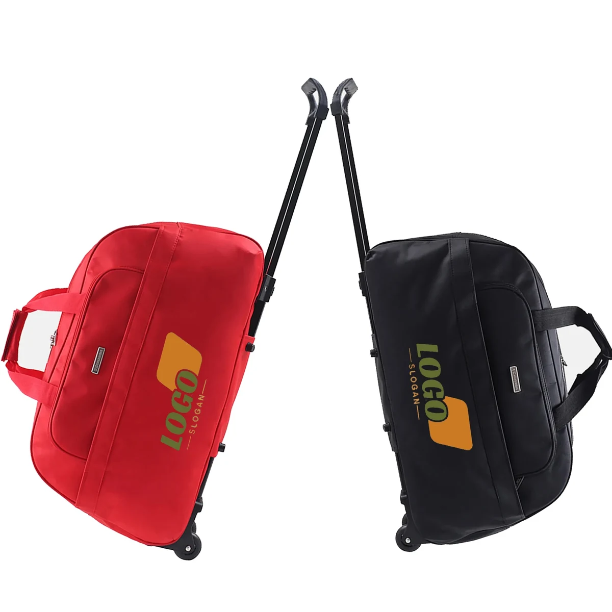 Deluxe Rolling Duffel Bag With Pull Rod 1