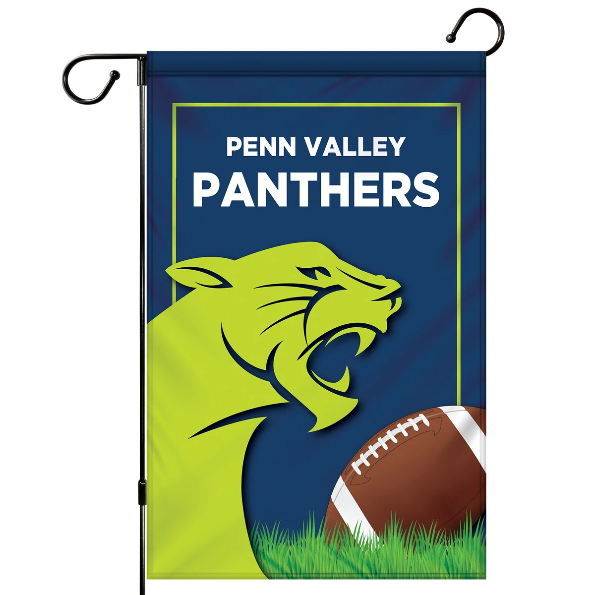 14" x 20" Custom Single Reverse Garden Banner 1