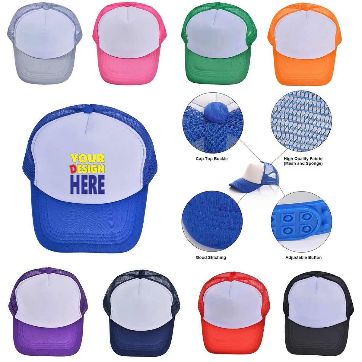Unisex Mesh Baseball Cap 1