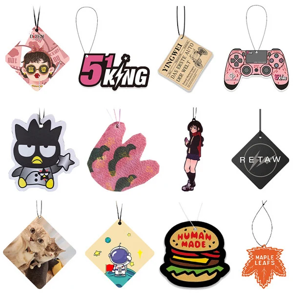 Custom Car Paper Air Fresheners 1