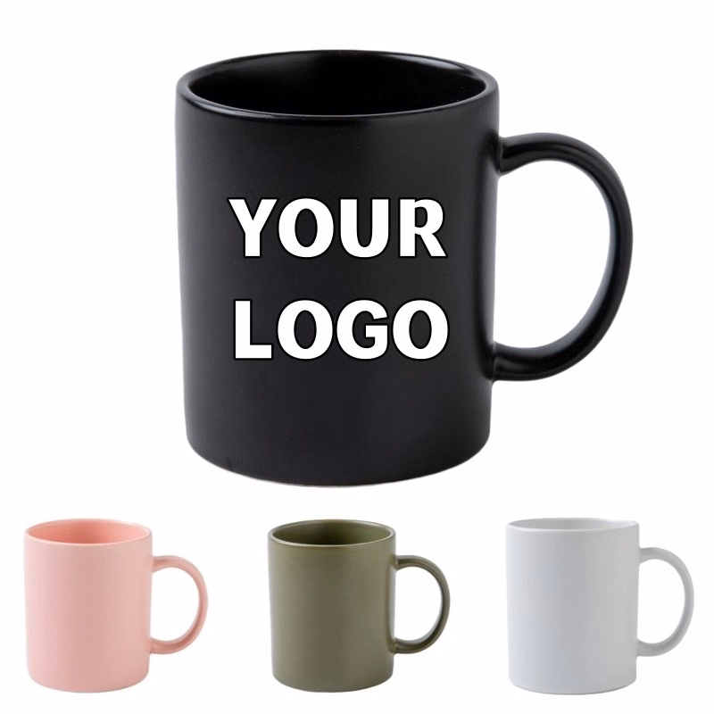 Custom Logo 12 oz. Advertising Matt Ceramic Mugs