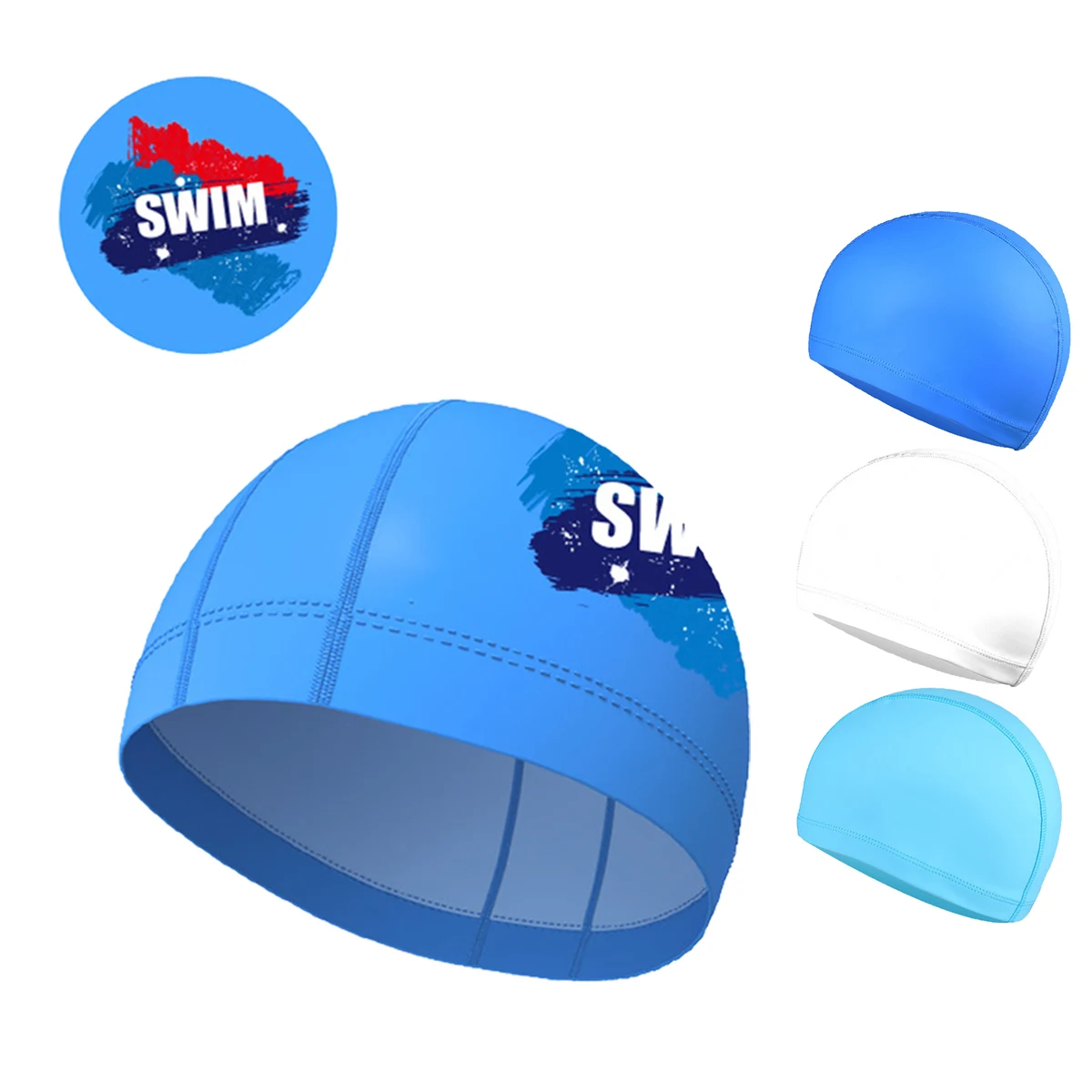 Your Team PU Eco Swim Cap 1