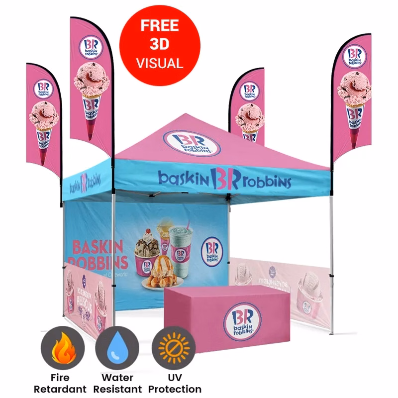 10'x10' Custom Tent Packages