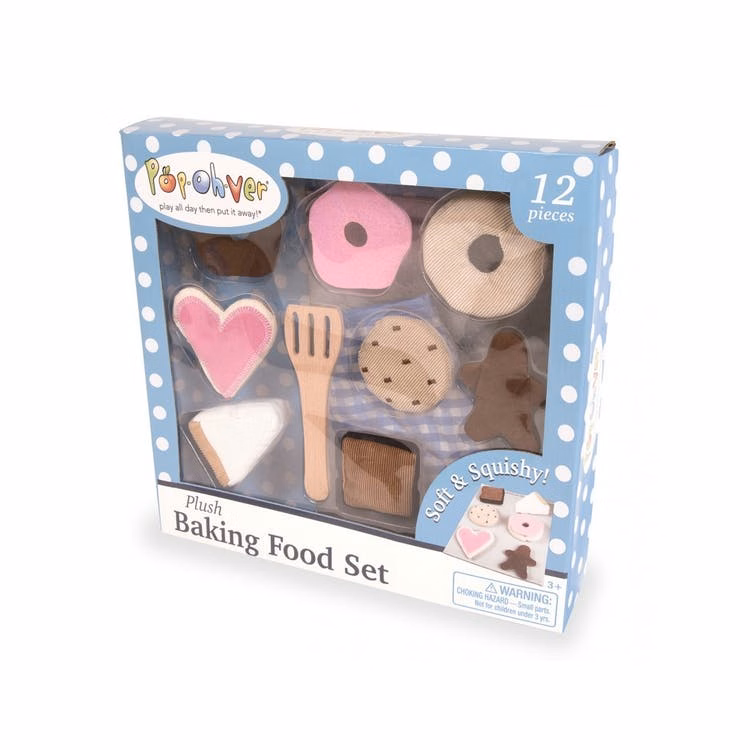 Plush Donuts & Pastries Playsets - 12 Pieces