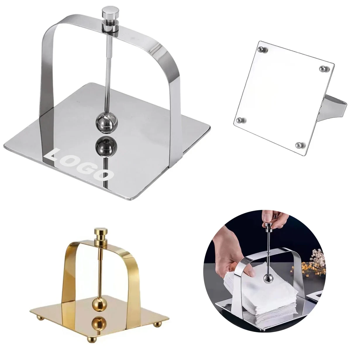 Stainless Steel Napkin Holder 1