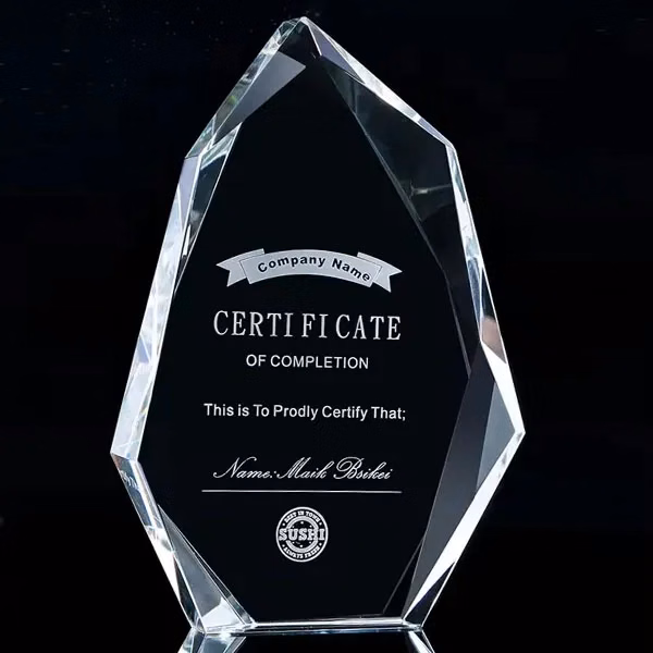 Faceted Crystal Asymia Peak Award
