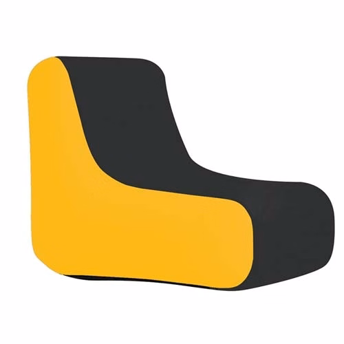 Design-Air™ air blown chair Inflatable L-Chair, Yellow (PMS 116)