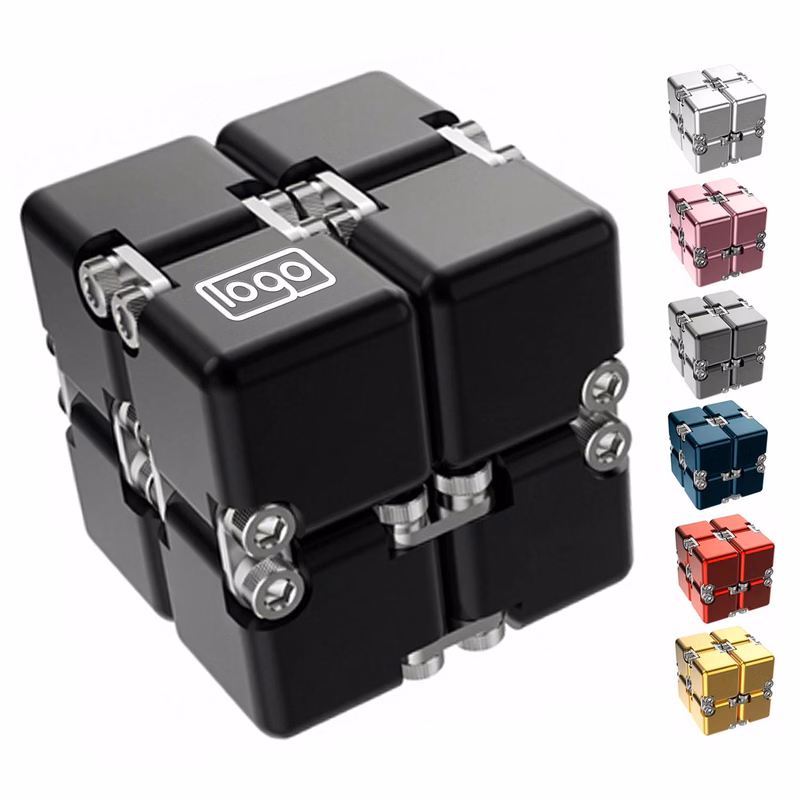 Aluminum Alloy Infinity Cube Stress Relief Toy