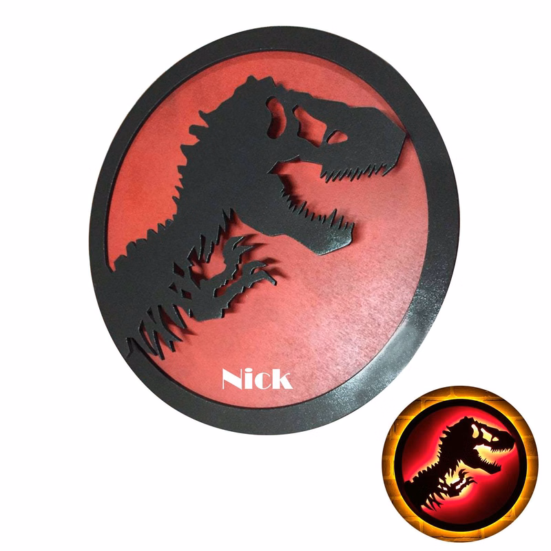 Dinosaur Lighted Wall Sconce