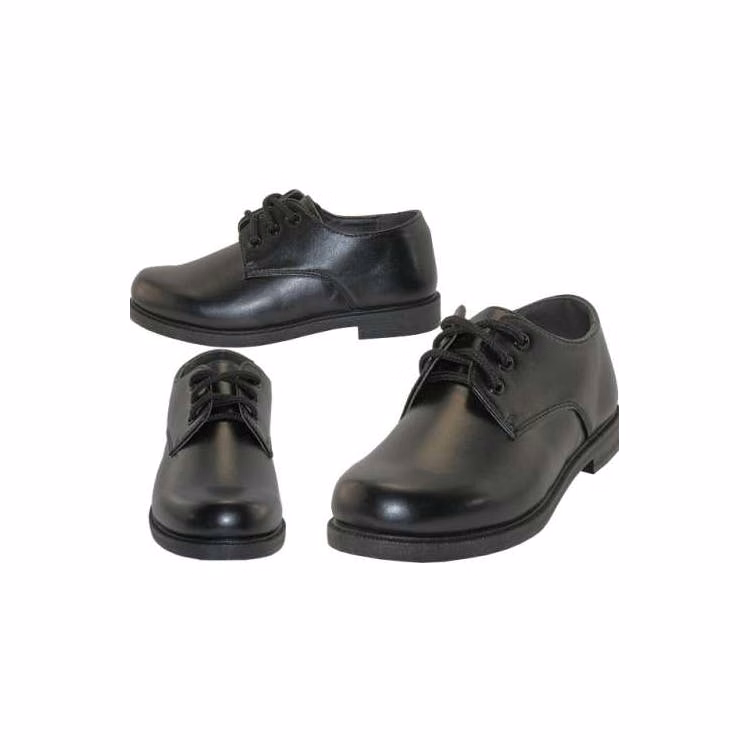 Boys' School Shoes Black Size 11-3 Age 4-8 Years