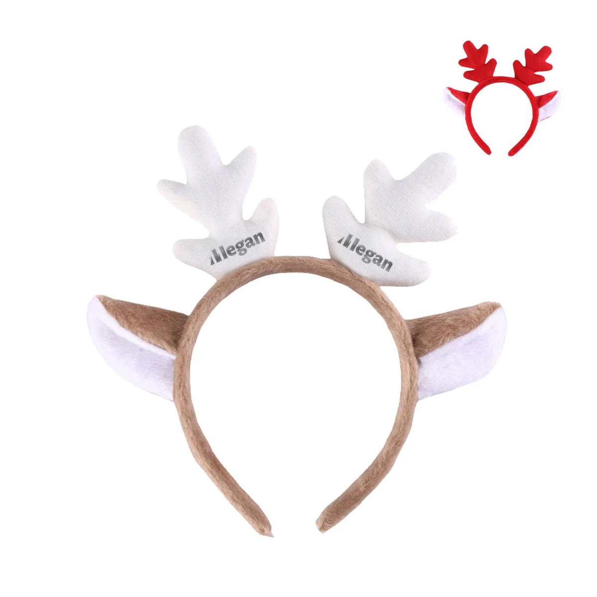 Christmas Simple And Cute Plush Reindeer Headband 1