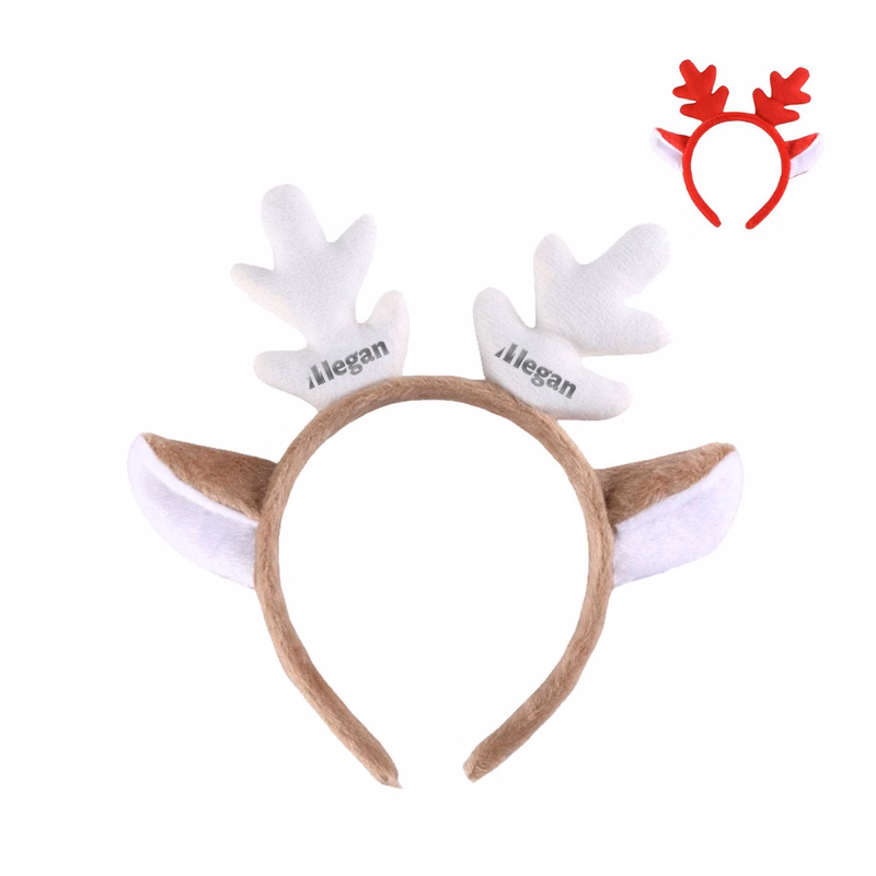 Christmas Simple And Cute Plush Reindeer Headband