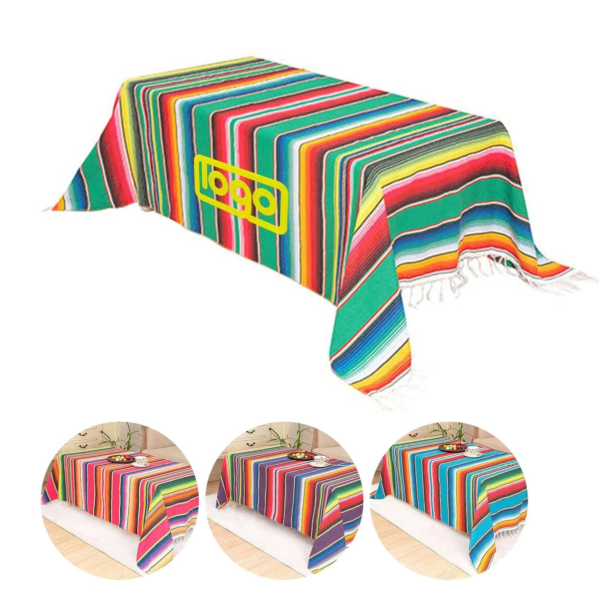 Iridescent Mexican style Custom tablecloths/blankets 1