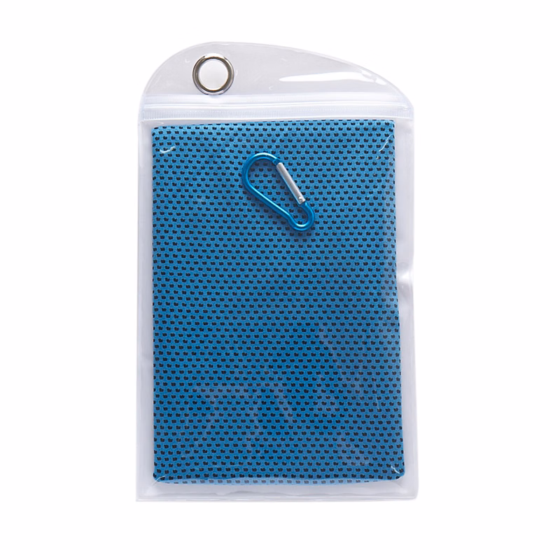 Cooling Mesh Towel With Carabiner Clip 35.4" x 12"