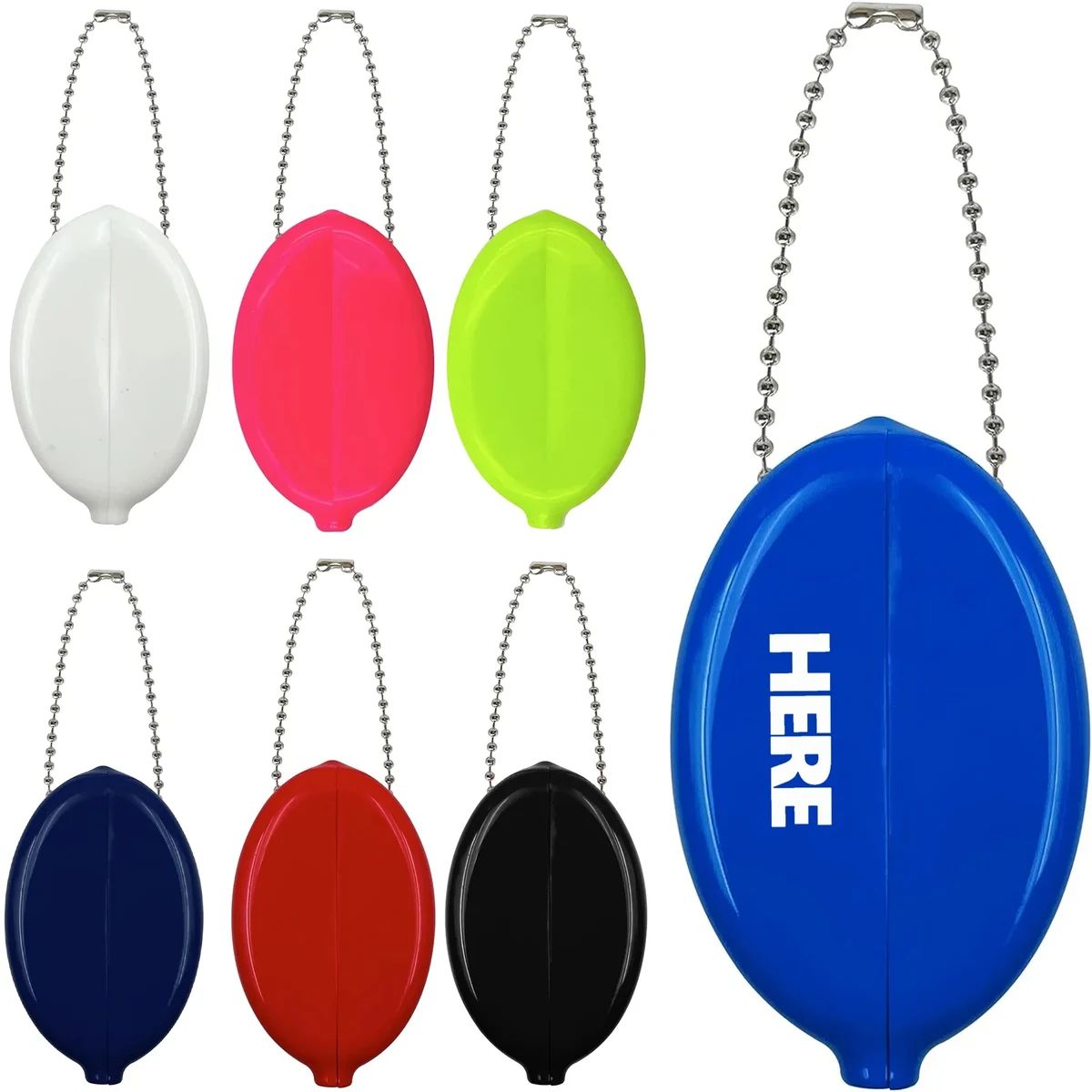 Oval Squeeze Coin Purse 1