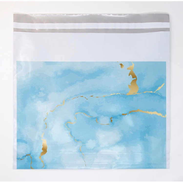 Marble Predesigned Poly Mailer (14" x 12")