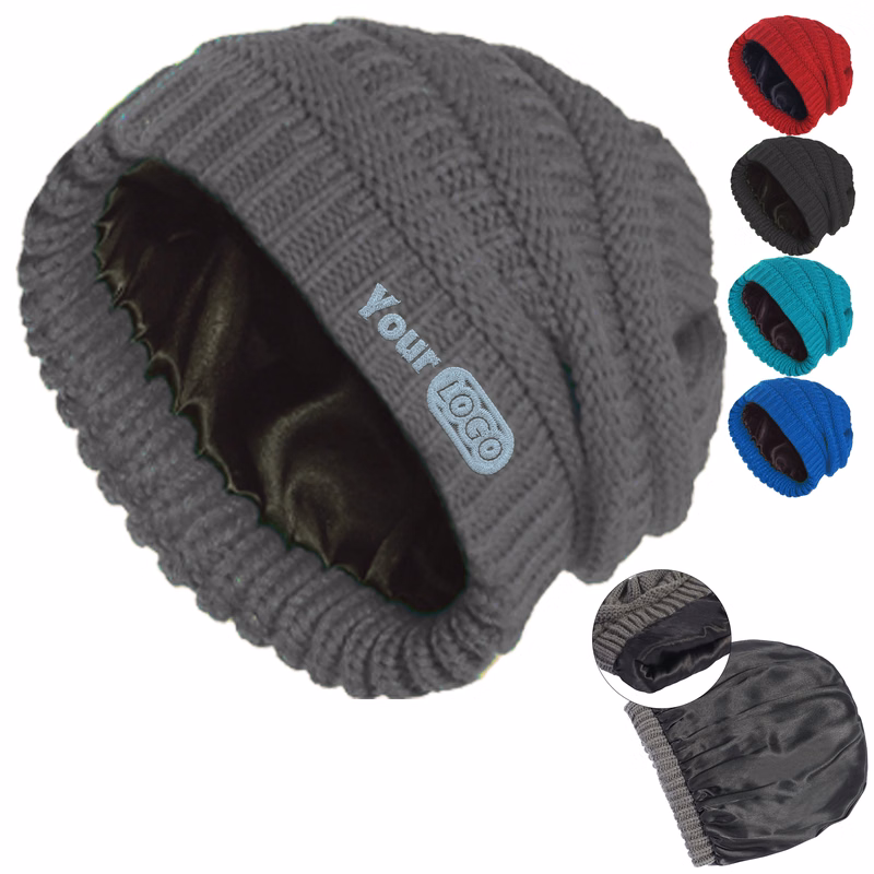 Polyester Satin-Lined Knit Beanie: A Perfect Blend Of Fashion And Function