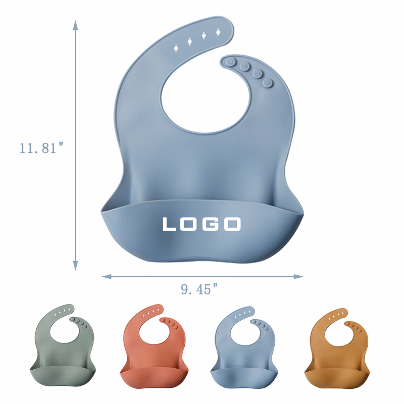 Waterproof Silicone Baby Bibs