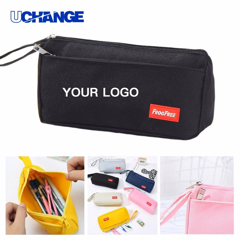 Oxford Double Layer School Pencil Case Organizer