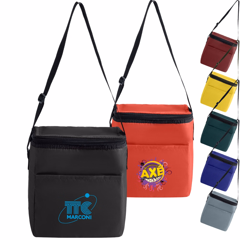 210D Food Safe Foil Lining Lunch Bag w/ Zipper closure