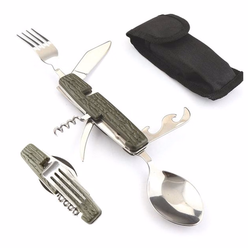 6 in1 Multi-Function Camping Utensils