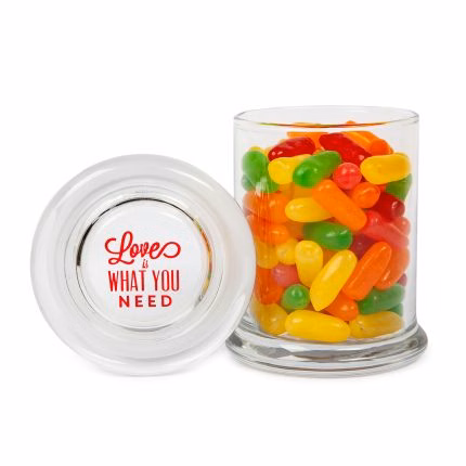 Glass Gourmet Jar - Mike & Ikes
