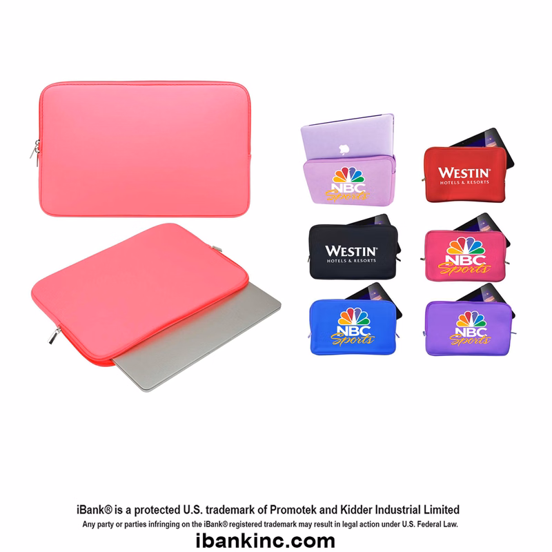 iBank ® 10" Neoprene Zippered Case compatible with iPad 9th Gen 10.2