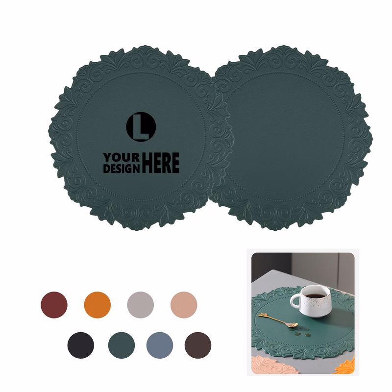 PVC Leather Heat Resistant Coaster