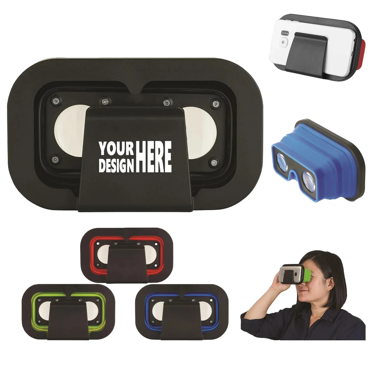 Foldable Silicone VR Glasses 1
