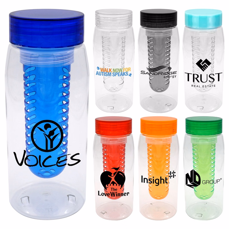 Clear View 25 oz. Recycled Bottle with Infuser