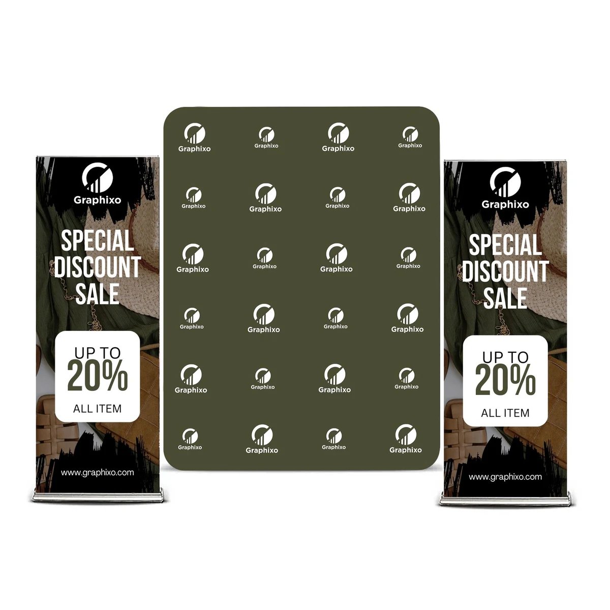 Step & Repeat Wall Box Display Package 1