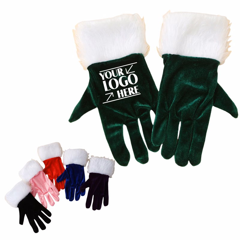Christmas Plush Gloves