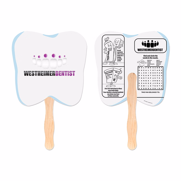 Tooth Shaped Hand Fan