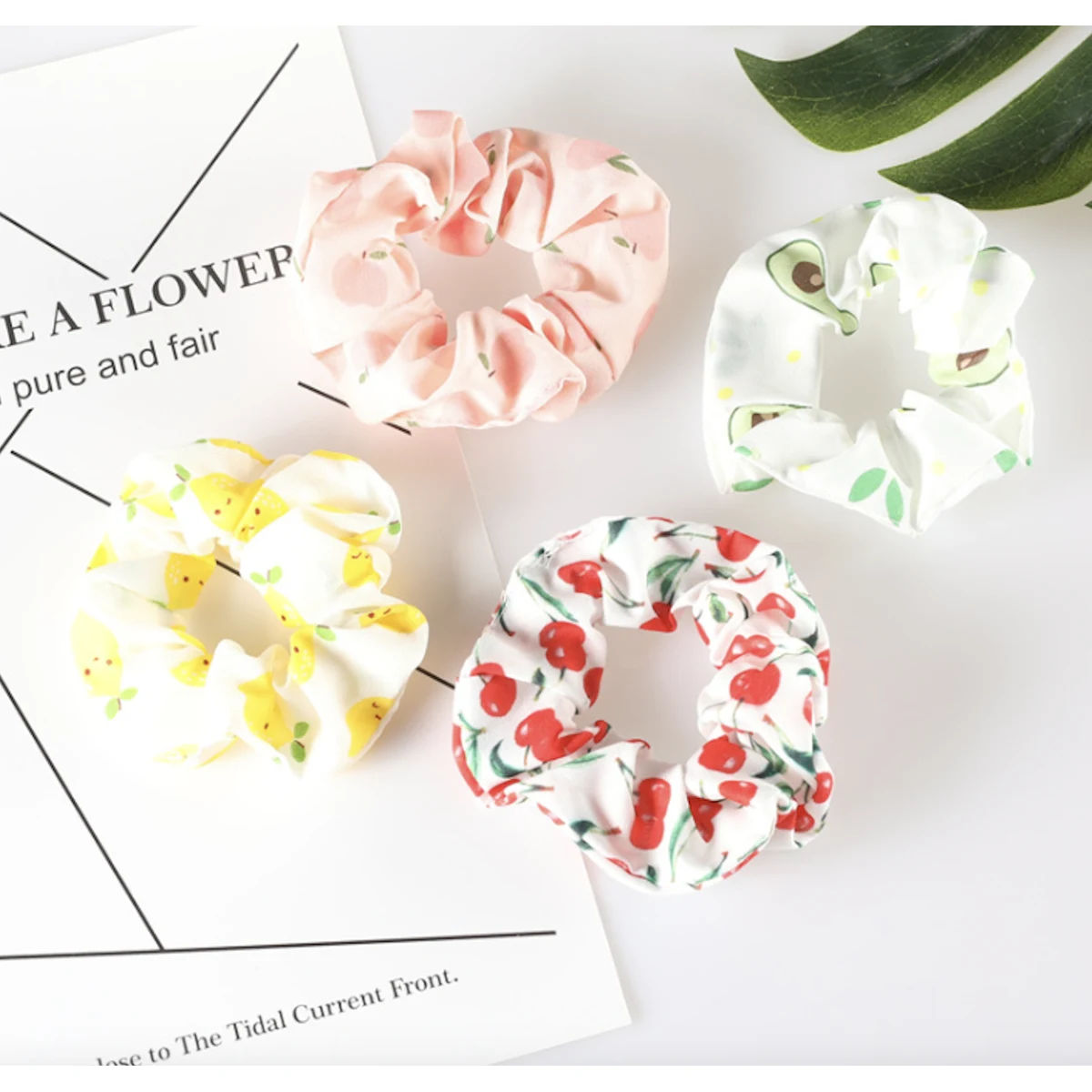 Imitation Silk Scrunchies 1