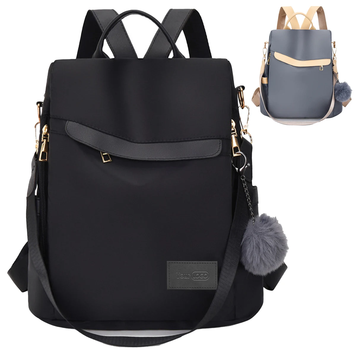 Oxford Large Capacity Minimalist Backpack 1