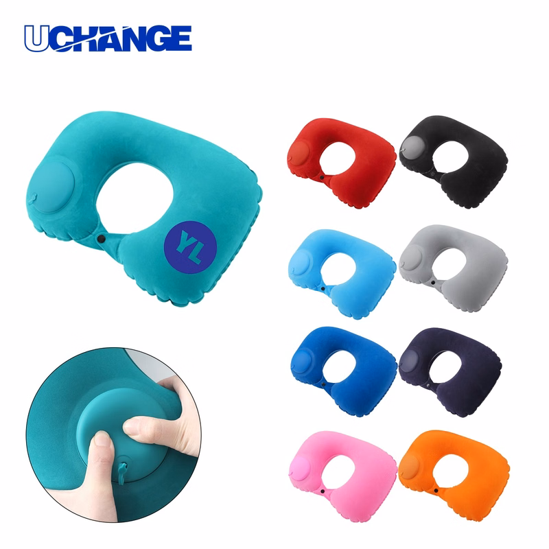 Foldable Inflatable U-Shaped Pillow