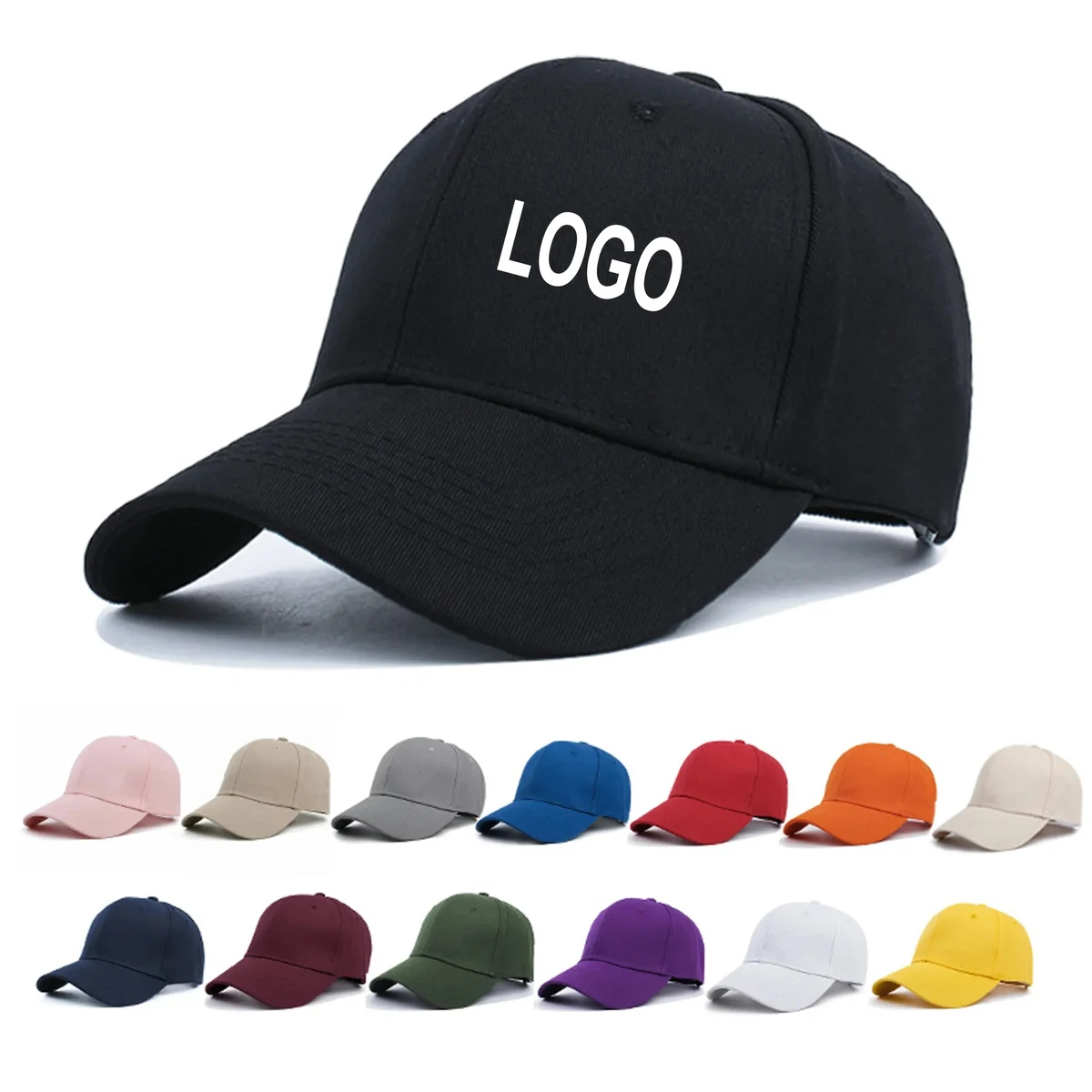 100% Cotton Baseball Caps-Six Panel 1