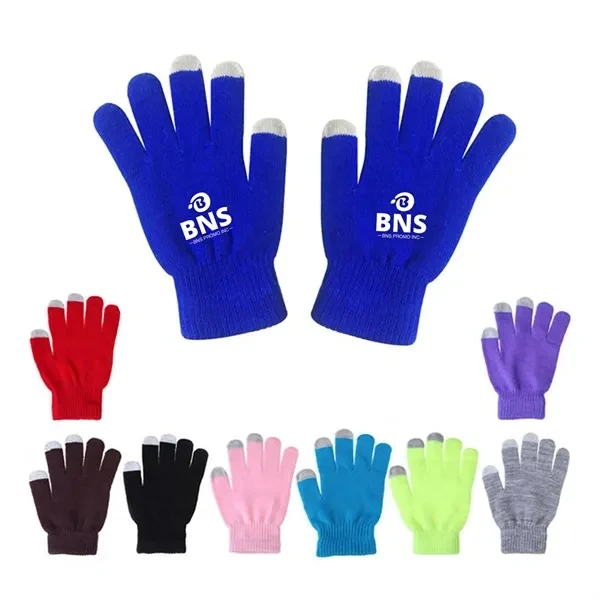 Winter Touchscreen Gloves Stretchy Knit Texting Gloves 1