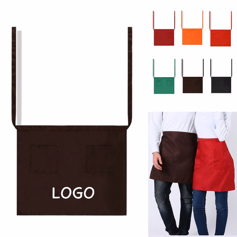 Solid Color Short Bib Apron