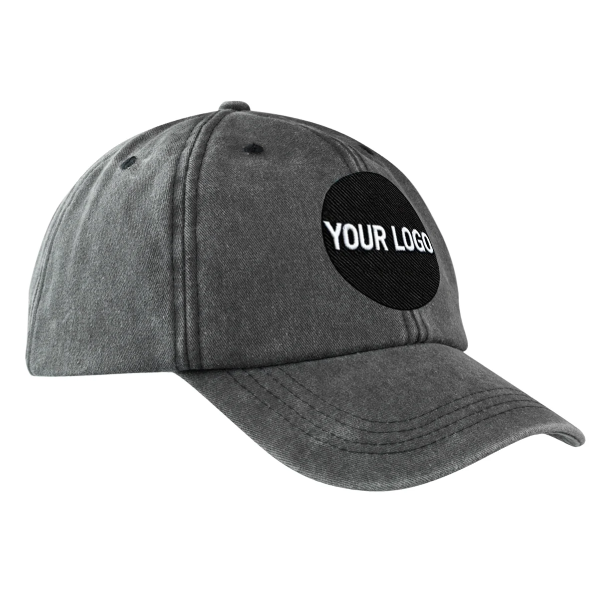 6 Panel Washed Cotton Unconstructed Cap 1