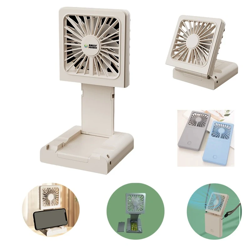 Mini Foldable Handheld Fan with Bracket 1