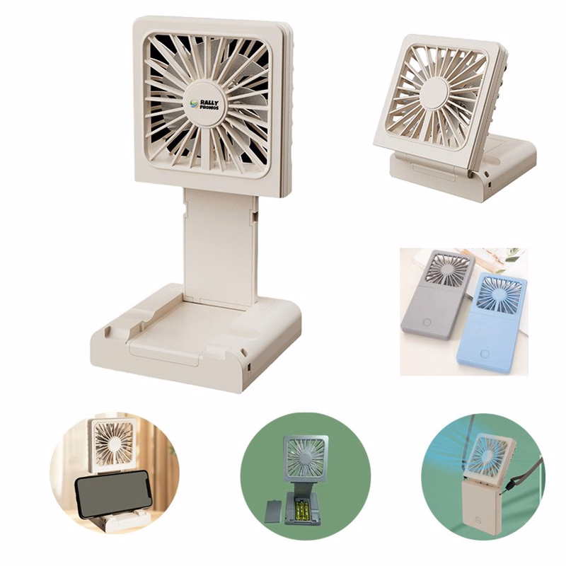 Mini Foldable Handheld Fan with Bracket