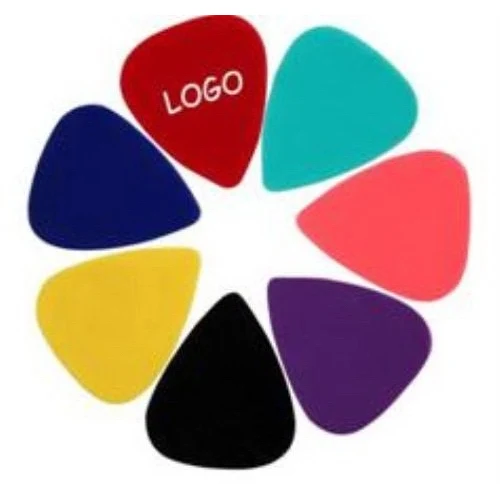 Celluloid Rounded Tri-Tip Shape Guitar Pick 1
